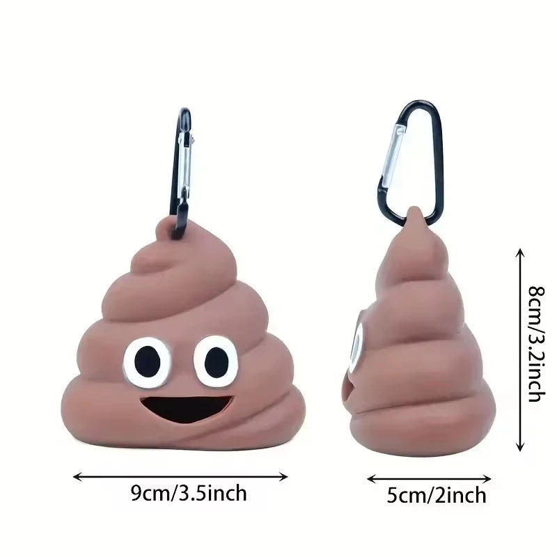 Dispensador de Bolsas Emoji Divertido para Mascotas