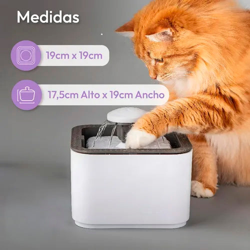 Fuente Dispensador Agua Mascotas