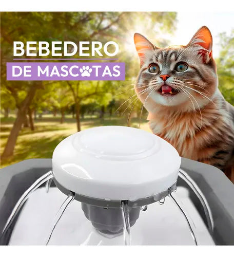 Fuente Dispensador Agua Mascotas