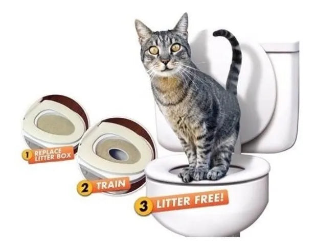 Orinal Kit entrenamiento de Baño Gatos