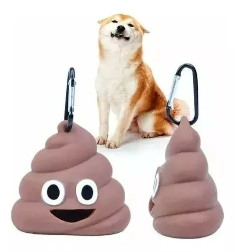 Dispensador de Bolsas Emoji Divertido para Mascotas
