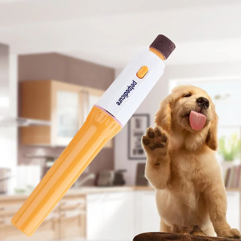 Lima Pulidora Eléctrica para Uñas de Mascotas Perros y Gatos