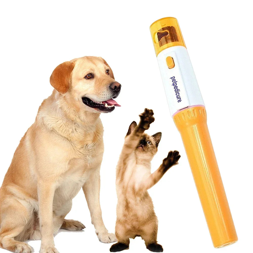 Lima Pulidora Eléctrica para Uñas de Mascotas Perros y Gatos