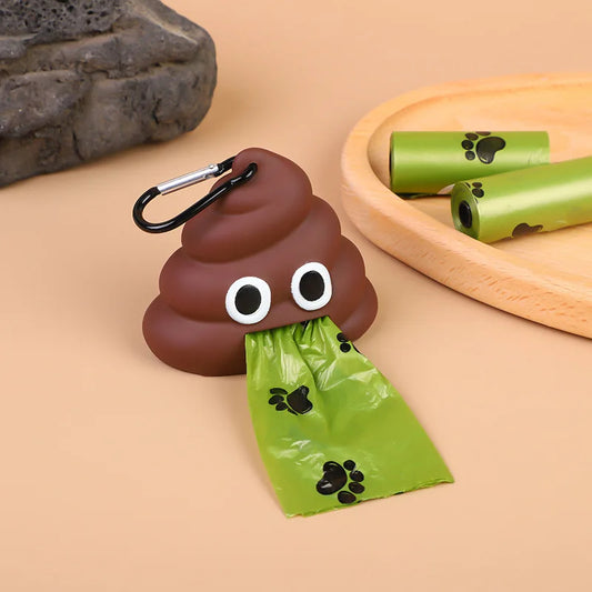 Dispensador de Bolsas Emoji Divertido para Mascotas