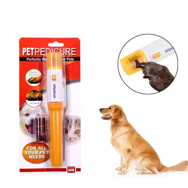 Lima Pulidora Eléctrica para Uñas de Mascotas Perros y Gatos