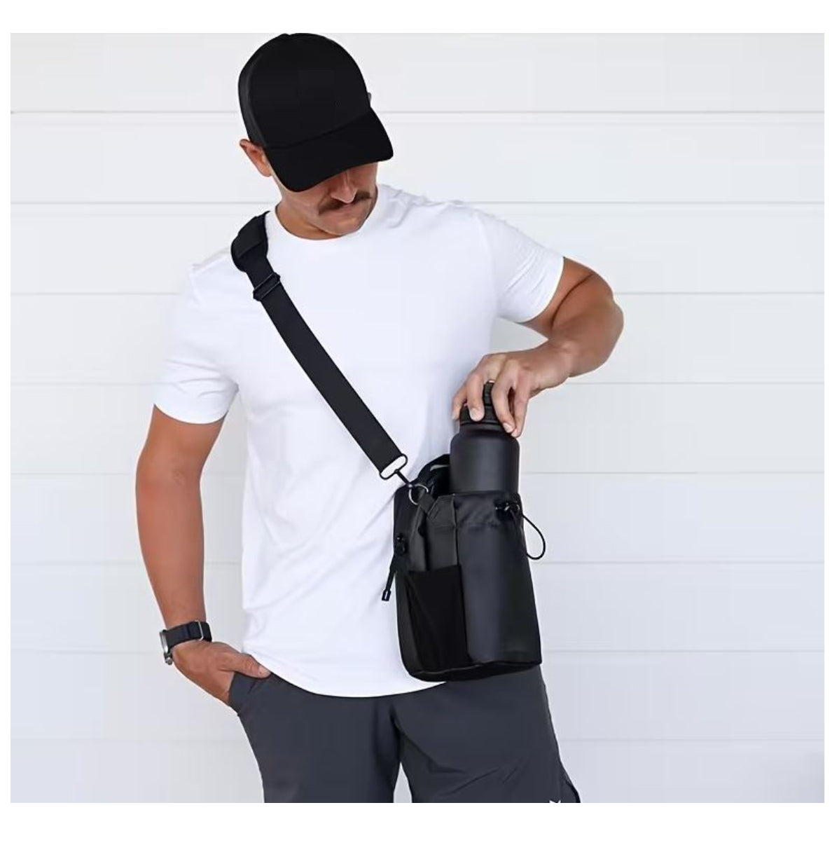 Bolso Cruzado Magnético para Gimnasio