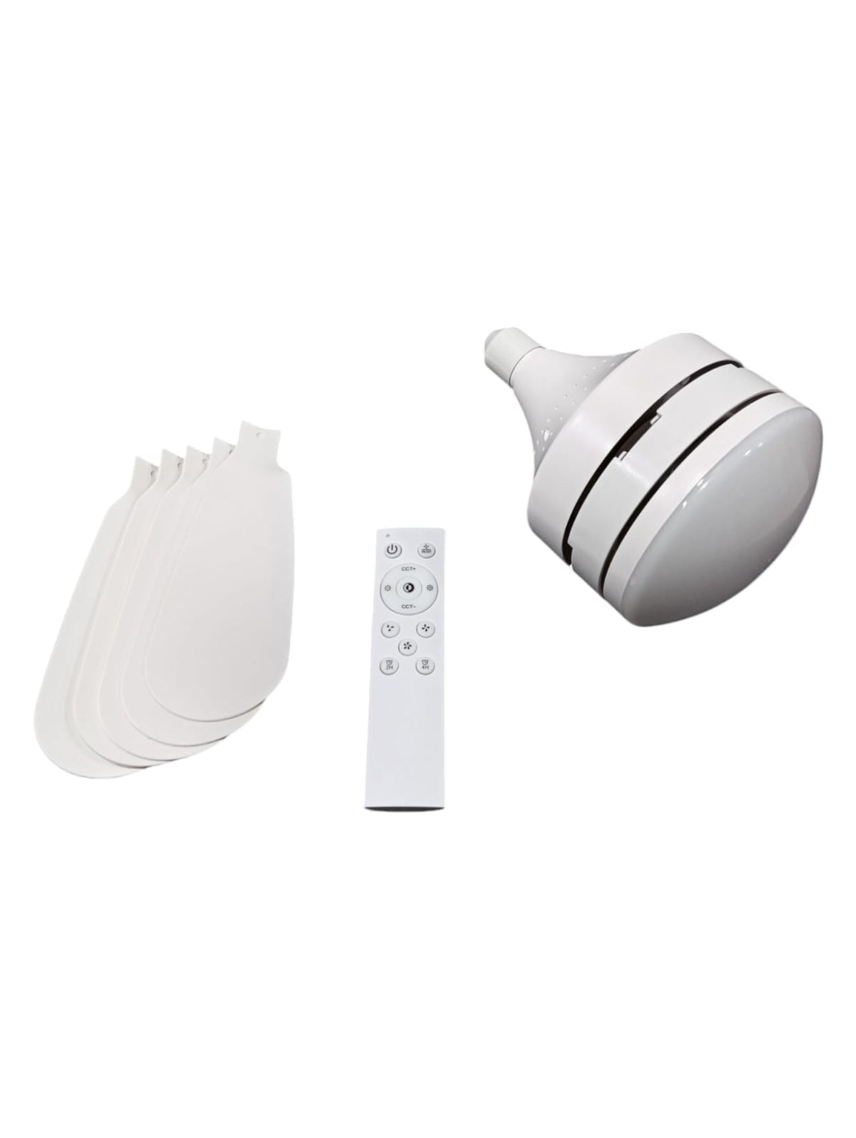 💡 Bombillo Led con Ventilador 2 en 1 y Control Remoto