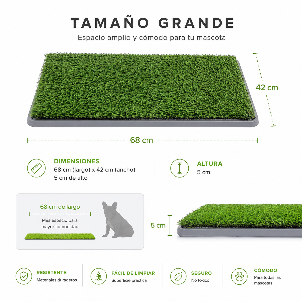 Orinal para Mascotas GRANDE