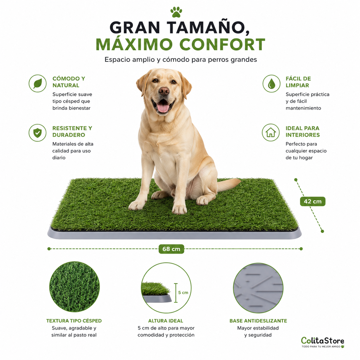 Orinal para Mascotas GRANDE